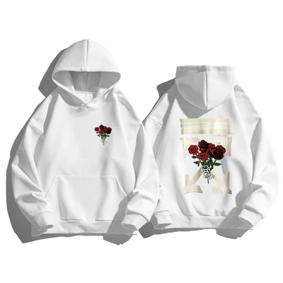 Cotton Rose Hoodie