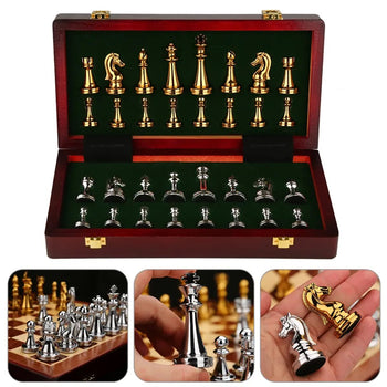 Metal Chess Set
