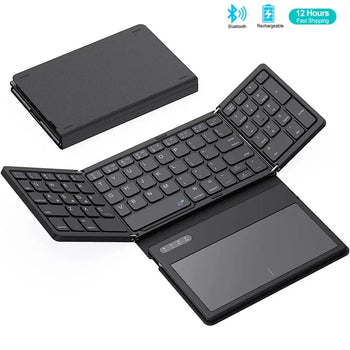 Foldable Bluetooth Keyboard & Trackpad