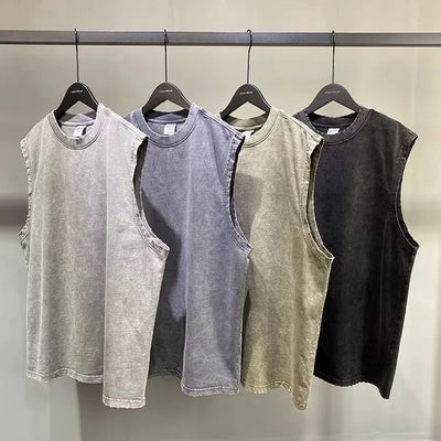 Stone Wash Vests