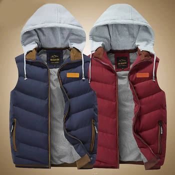 Thick Warm Hooded Vest