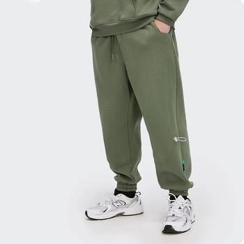 Fleece Loose Fit Tracksuit Bottoms