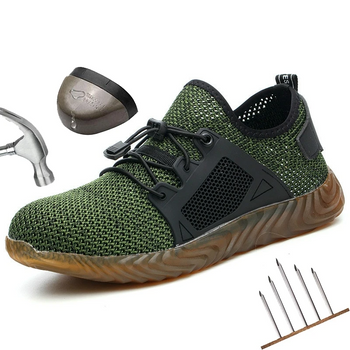 The Steel Toe Protective Anti-slip Puncture Proof Work Boots