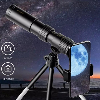 Metal 10-300x Super Zoom Monocular Telescope