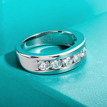 Genuine Moissanite Diamond Ring