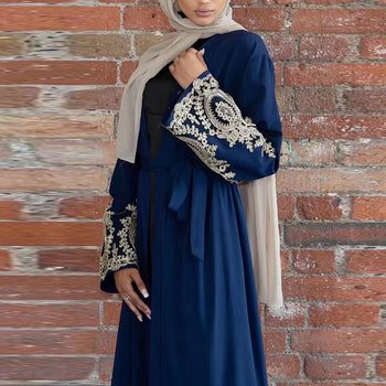 Embroidered Abaya Robe