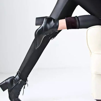 The Leather Look Leggings