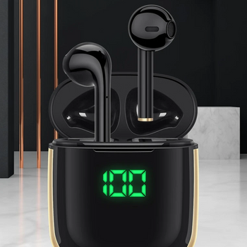 The Black Bluetooth Headphones