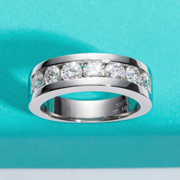 Genuine Moissanite Diamond Ring