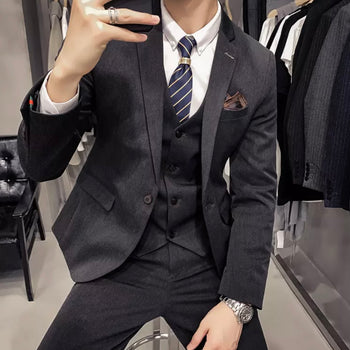A Selection Of 3 Piece Suits