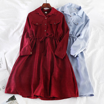 Vintage Design Shirt Dress