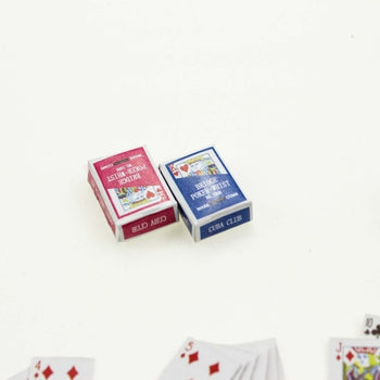 Mini Poker Playing Cards 1:12 Scale