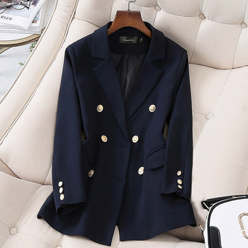 Elegant Double Breasted Blazer