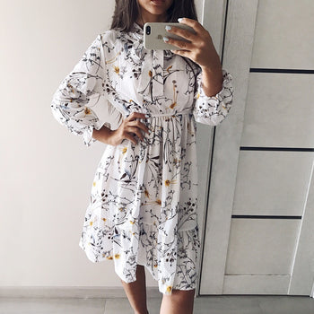 Chiffon Shirt Dress