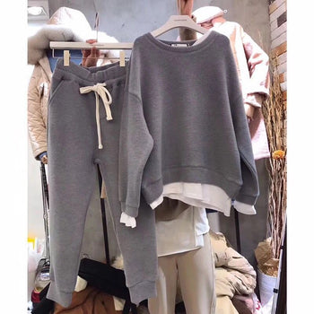 Loose Sweater Tracksuit