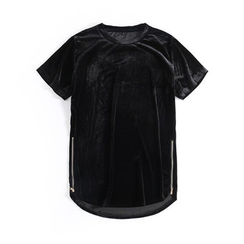 Velour Oversized T Shirt