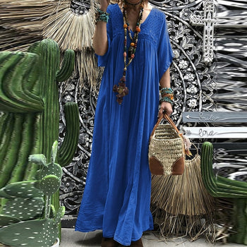 Lace Crochet Maxi Dress