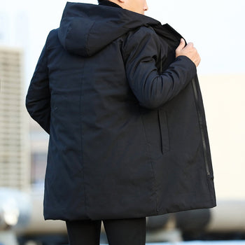Warm Designer Hooded Trench Coat