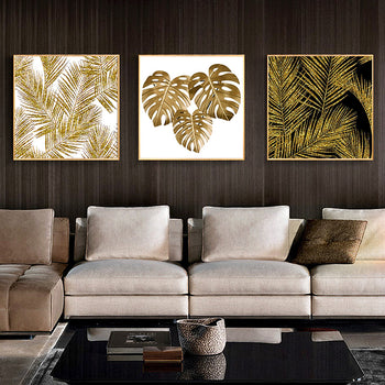Abstract Gold Luxury Artistic Posters
