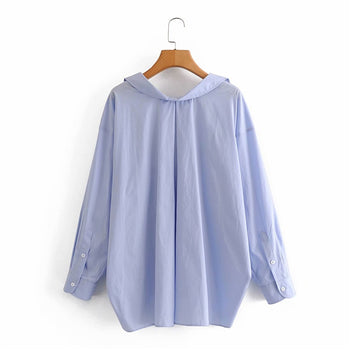 Loose Poplin Shirt