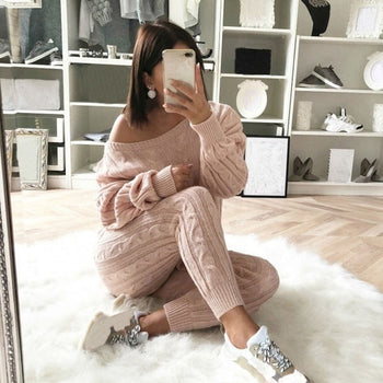 Knitted Sweater Suit