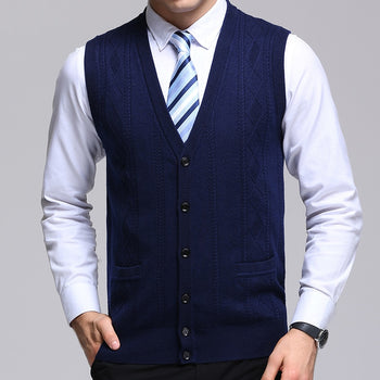 Men's Waistcoat Cardigan