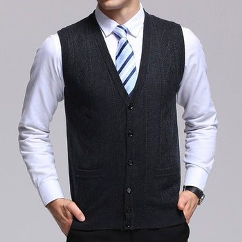Men's Waistcoat Cardigan