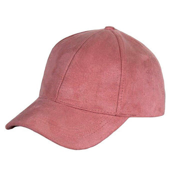 Chic Suede Baseball Caps