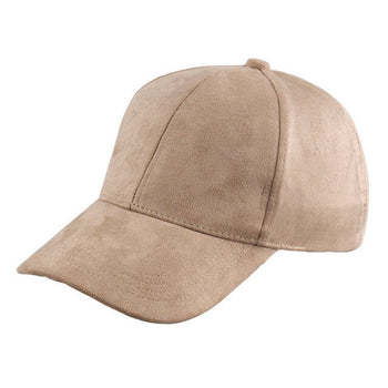 Chic Suede Baseball Caps