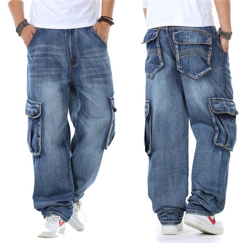 Baggy Loose Blue Jeans
