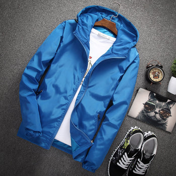 Men's Hooded Windbreakers