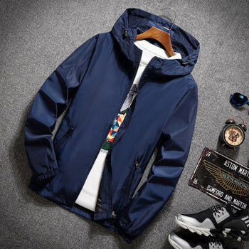 Men's Hooded Windbreakers