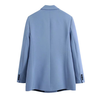Double Breasted Loose Blazer