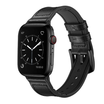 Silicone & Genuine Leather Apple Watch Straps